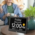 thumbnail image 7 of SPACWIS 10.1 Inch Large Digital Alarm Clock with Date and Day for Dementia Seniors, Voice Announcement Time, 7 of 7