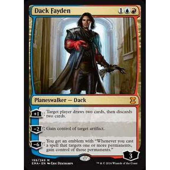 MtG Eternal Masters Mythic Rare Dack Fayden #199