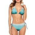 thumbnail image 1 of Women Halter Bikini String 2 Piece Triangle Swimsuit Tie Side Swimwear, 1 of 7