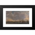 thumbnail image 2 of Reinier Nooms 14x10 Black Modern Framed Museum Art Print Titled - View of Tripoli (1662 - 1668), 2 of 5