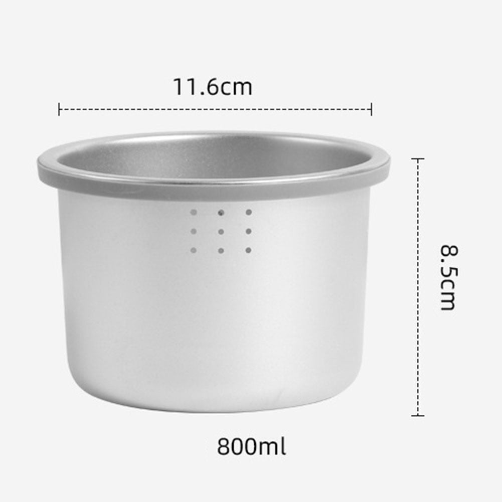 Stainless Steel Steaming Pots Camping Rice Cooker Rice Soup Cooking Cookware