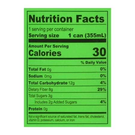 Halfday Prebiotic Iced Tea 12 x 12 oz Green Tea with Honey