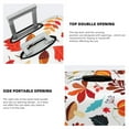 thumbnail image 5 of Xecao Autumn Pumpkins Fall Leaves print Elastic Luggage Cover, with double-sided print , is perfect for travel, business, and daily use, 5 of 9