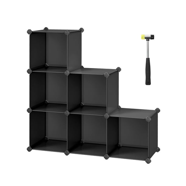 SONGMICS DIY 6 Cube Storage Organizer Cubbie Storage Modular Bookshelf