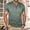 Green, variant on Mens Henley Shirts Lightweight Short Sleeve T-Shirt (Blue L)