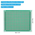 thumbnail image 2 of Placa de PCB de 3.5" x 2.8", 12 Pcs Placas de Prototipo de Un Solo Lado para Soldadura y Placas de Circuito de Proyecto Electrónico Soldables, Verde, 2 of 5