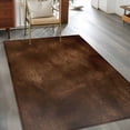 thumbnail image 2 of Area Rugs for Living Room Bedroom, Retro Wooden Board 4'x6' Rug Washable Carpet Runner Indoor Outdoor, Western Country Farmhouse Brown Wood Non Slip Accent Floor Mats Rug for Kitchen, Office, 2 of 8