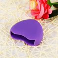 thumbnail image 4 of Limpieza De Guantes De Corazón De Silicona, Herramienta Limpiadora De Brochas De Maquillaje Portátil Con 7 Colores, 4 of 8