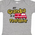 thumbnail image 4 of Inktastic My Grandpa is a Firefighter with Fire Truck Boys or Girls Baby Bodysuit, 4 of 5