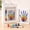 White, variant on Wooden Transparent Handprint Frame Set, DIY Family Memorial Gift Kit, Acrylic Board, Colorful Paints, Holds up to 4 Handprints, family handprint frame kit, Endless Gift Set