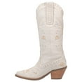 thumbnail image 3 of Dingo Women's Women'S Full Bloom Western Boot Round Toe White 9 M  US, 3 of 5