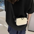 thumbnail image 2 of Alikpop Chic Structured Crossbody Bag, Adjustable Guitar Strap Sling Purse, Unisex Casual Shoulder Bag for Daily Gift, 2 of 7
