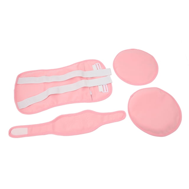 Enveloppement de Pack d'Huile de Ricin, Kit de Pack d'Huile de Ricin pour la Taille, le Cou, la Poitrine, Réutilisable U en Forme de Kit d'Emballage d'Huile de Ricin Design pour le Soulagement de la Taille, du Cou, de la Poitrine