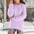 thumbnail image 1 of LIJCC Chandail à Manches Longues Surdimensionné pour Filles, Col Rond, Tricot Douillet, Chaud et Confortable, Ample, Moelleux, Mode Décontractée, Automne, 1 of 4