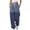 Blue, variant on Zuesphe Pants for Women Casual Petite Women Capri Pants for Summer Cotton Palazzo Pants for Women Casual Plus Size Cargo Pants Women High Waisted Wide Leg My Orders