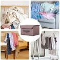 thumbnail image 3 of 1Pc Storage Box Storage Box Foldable Clothing Sundries Portable Storage Box With Lid Foldable Storage Box Home Textile Storage, 3 of 6