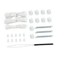 thumbnail image 3 of funtasica RV Pleated Shade Repair Kit Repair and Maintain Lightweight Trailer Replacement Hardware Accessories RV Repairing Kit White, 3 of 8