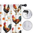 thumbnail image 4 of Blackout Kids Curtains,Rooster and Orange Flowers Pattern Childrens Insulated Curtains Set Of 2,Bedroom Essentials,Toddler Room Decor 42x54in(106x137cm), 4 of 4