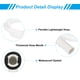 thumbnail image 4 of Kit de manguera de desagüe de aire acondicionado Uxcell de 4.9 pies, manguera de conector de desagüe universal con conector de abrazadera 8, blanco, 4 of 6
