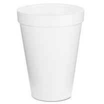 12J12 Foam Cups, 12 oz., White (Pack of 1000)