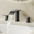 thumbnail image 2 of WB-03107B Widespread 2-handle Bathroom Faucet with Drain Assembly, 2 of 10