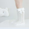 thumbnail image 3 of Baby Girls Knee High Socks with Bow Long Stockings Infants Toddlers Ruffled Socks(0-5Y), 3 of 6