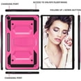 thumbnail image 2 of SOATUTO Tablet Case For Lenovo Chromebook Duet 5 Laptop 13.3" FHD Case with Shoulder Strap Kickstand Soft Silicone Hard Back Hybrid Armor Cover For Lenovo Duet Chromebook Case Duet 5 13 inch - Pink, 2 of 6