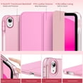thumbnail image 3 of Funda MoKo para iPad 11.ª generación de 11 pulgadas 2025 con soporte para lápices, color rosa, 3 of 9