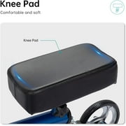 ELENKER Knee Scooter Steerable Deluxe Medical Knee Walkerfor Foot Injury Crutch Alternative Blue