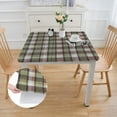 thumbnail image 2 of BANET Square Checkered Tablecloth Water Resistance Antiwrinkle Spillproof Heavy Weight Kitchen Table Cloth for Dining Room Party Holiday Dinner 46*46, 2 of 8
