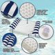thumbnail image 3 of Water Hammock, Swimming Pool Beach Inflatable Lounge Chair, 3 of 5