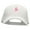 White, variant on Soccer Girl Skill Embroidered Low Profile Cap - White OSFM