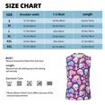 thumbnail image 6 of Uemuo cartoon rainbow Skull Pattern Men's Sleeveless T-Shirt,Muscle Athletic Tank Top, Moisture-wicking Quick-dry Breathable Classic Tee Top for Gym Run Outdoor Sports-, 6 of 8