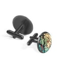 thumbnail image 2 of Tree Elegant Dress Shirt Cufflinks Set for Men, Made of Stainless Steel, Ideal for Formal Occasions, 2 of 6