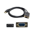 thumbnail image 3 of AddOn 6ft DisplayPort to VGA Adapter Cable - DisplayPort cable - DisplayPort (M) to HD-15 (VGA) (M) - 6 ft - black, 3 of 3