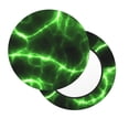 thumbnail image 2 of Haiem Green Lightning Cushion Round Bar Chair Seat Cover Bar Chair Cushion Covers Elastic Washable Bar Chair Cover,Protects from Scratches and Stains-12 inch, 2 of 7