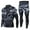 Newdesign10, variant on FINDCI Men's Men's Gym Running Fitness Kit Compression Pants Shirt Top Long Sleeve Jacket Set 2 PCS - Workout Outfit Set Jogging Sports Set Running Rashguard Tracksuit,Large,Blue