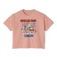 thumbnail image 2 of Chillin' and Grillin' 4th of July Comfort Colors Women's Crop Tee, 2 of 4