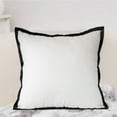 thumbnail image 1 of Cojín Decorativo Cuadrado | Cojín Decorativo Blanco de Poliéster de 45X45 Cm con Relleno de Alta Elasticidad | Cojín para Sofá, Cama y Sala de Estar para Mayor Soporte y Comodidad de La Espalda, 1 of 7