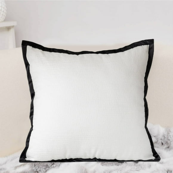 Czzoypi Body Pillow Pillowcase (White), Pillowcases Sofa Cushion Pillow Living Room Decorative Cushion Bed Cushion Back Chenille Material Suitable For Sofa Bedside Window And Other Scenes
