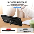 thumbnail image 2 of for Samsung Galaxy A52 5G Case Galaxy A52 4G Case with Kickstand Ring Rugged Protective Military Grade Shockproof Case for Galaxy A52 5G 4G Phone Case (Black), 2 of 15