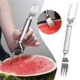 thumbnail image 4 of Stainless Household Melon Cutter Fork Integrated Watermelon Divider Quick Watermelon Cutter, 4 of 5