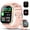 Pink, variant on Smart Watch for Women Android IOS with Bluetooth Call, 1.85" Touch Screen 112+ Sport Modes Fitness Tracker, IP68 Waterproof Smartwatch, Gift Idea, Pink