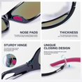 thumbnail image 4 of Gafas Deportivas RIVBOS RB831 Marco Negro/Lente Rosa Unisex, 4 of 6
