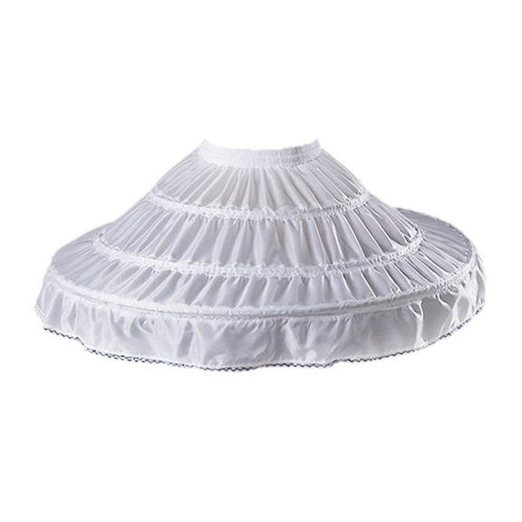 Reusable Wedding Underskirt Triple Steel Hoop Structure Lightweight Breathable Formal Wear