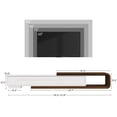 thumbnail image 2 of Blotout 81.6" Minimalist Extendable TV Stand for TVs up to 120", Wood Reversible Entertainment Center with 3 Drawers and Round Corner, Extendable TV Media Console for Living Room, Bedroom, 2 of 9
