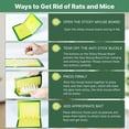 thumbnail image 3 of Glue Traps for Mice, Sticky Mouse Traps Indoor for Home, 5 Pack Rat Glue Boards for Pest Control, 3 of 8