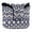 Blue Beige Vintage Damask, variant on Haosy Ornate Chinoiserie Flower Golf Mallet Putter Cover Strong Magnetic Leather Golf Club Headcover Closure