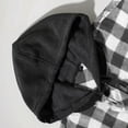 thumbnail image 3 of Boys Girls Flannel Shirt Classic Plaid Hoodie Shacket Long Sleeve Button Down Jacket Uniform Checked Coat 2026 Hooded Outwear, 3 of 6