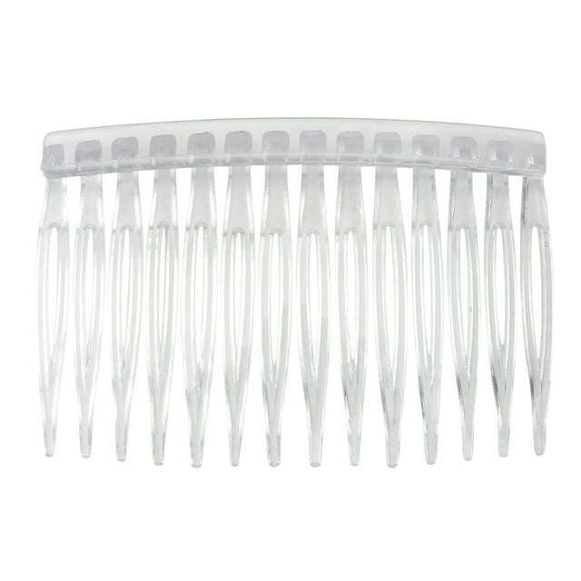 FELTECHELECTR 10 peinetas transparentes: Peinetas laterales transparentes para mujer - Accesorios para el cabello para moños, recogidos y peinados.